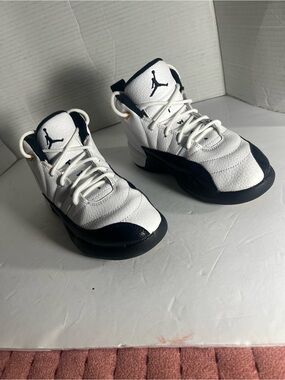 Nike Kids' White and Black Jordan High-Top Sneakers